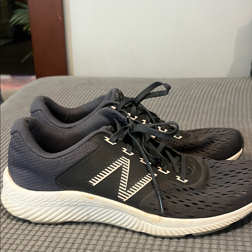 Women's New Balance Black and White Athletic Shoes